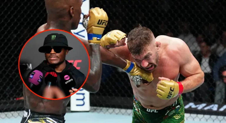 Dricus Du Plessis vs Kamaru Usman UFC Fight Night 18 juli poster