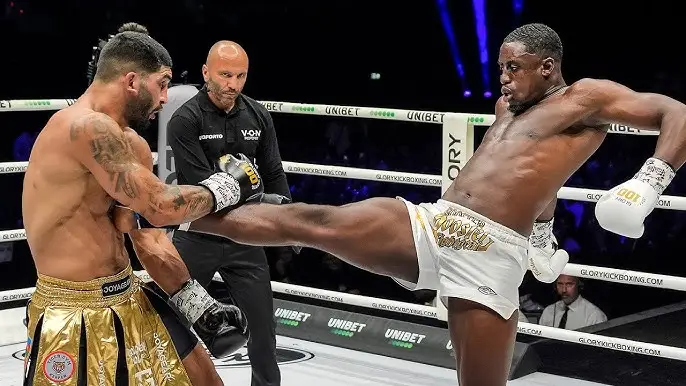 Mory Kromah GLORY zwaargewichtkampioen Collision 9 Rotterdam