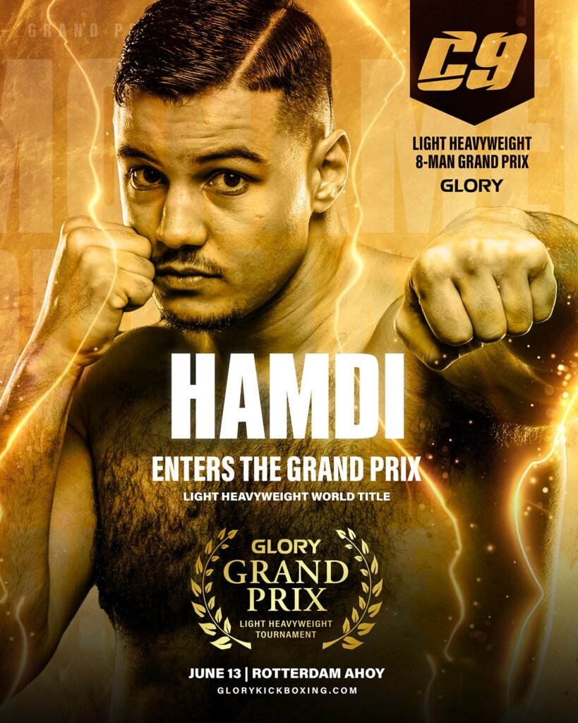 Mohammed Hamdi doet mee aan de GLORY Collision 9 Light Heavyweight Grand Prix op 13 juni in Rotterdam Ahoy. De ongeslagen Marokkaan strijdt om de wereldtitel.
