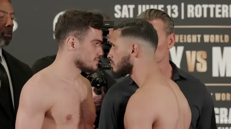 Deniz Demirkapu wint catchweight gevecht Berjan Peposhi GLORY Collision 9 Rotterdam